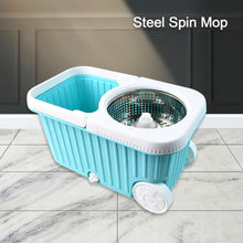 Apex Magic 360° Spin Mop Cleaning System with Stainless Steel Spinner
