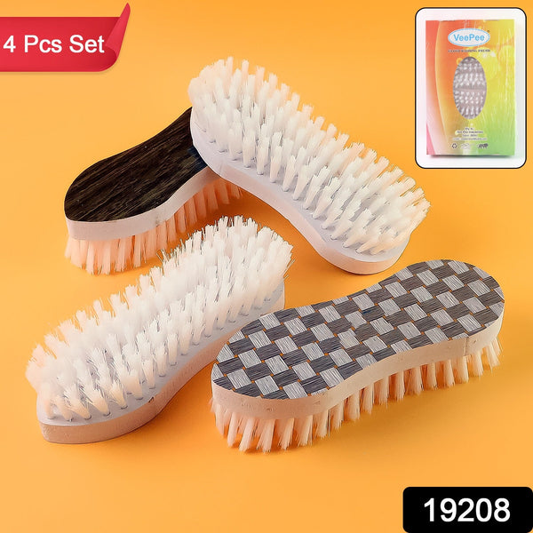 VeePee Curved Fabric Scrub Brush Set 