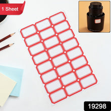 Multipurpose Writable Blank Label Sticker Sheets (1 Sheet)